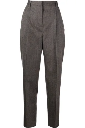 Tory Burch High-waisted tapered trousers