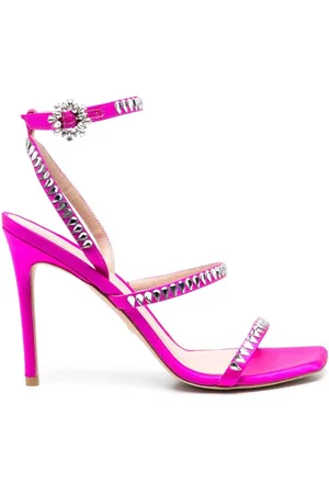 Stuart Weitzman Crystal-embellished 115mm pumps