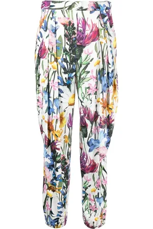Stella McCartney Floral-print tappered trousers