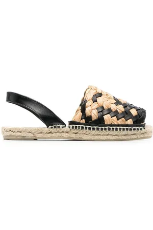 Castaner Interwoven-raffia flat espadrilles