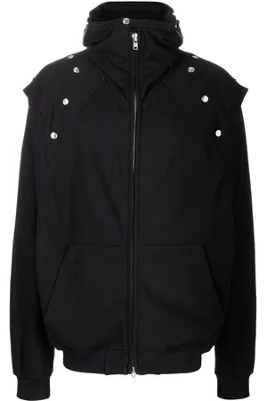 WALTER VAN BEIRENDONCK Hooded zipped-up jacket