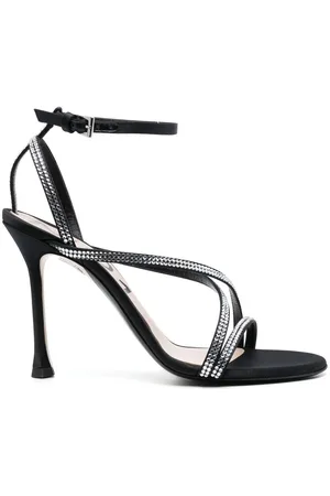 Nº21 100mm crystal-embellished sandals