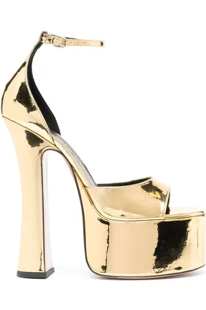 Piferi Rosalia metallic-effect platform sandals