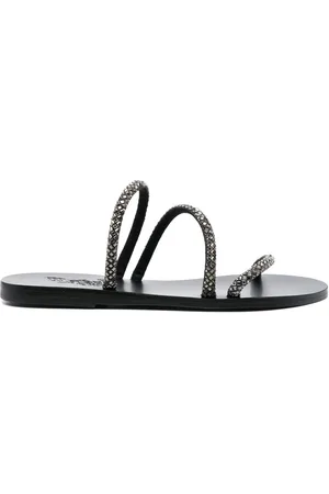 Ancient Greek Sandals Polytimi crystal-embellished sandals