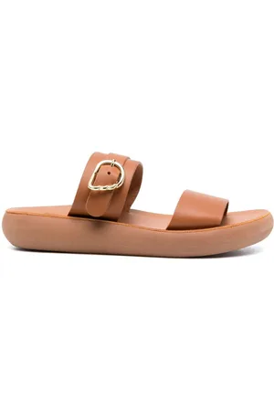 Ancient Greek Sandals Leather slip-on sandals