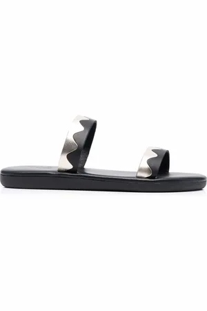 Ancient Greek Sandals Paralia zigzag-band leather sandals