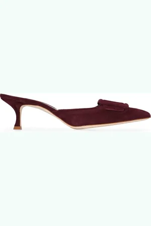 Manolo Blahnik 50mm Maysale mules