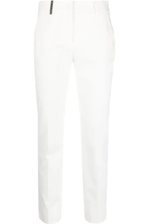PESERICO SIGN High-waist tailored trousers