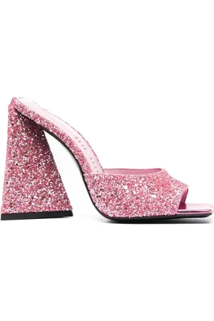 The Attico Devon 115mm sequin-embellished mules