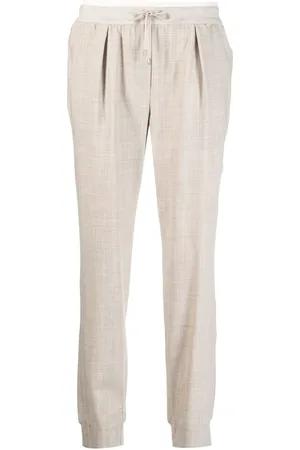 LORENA ANTONIAZZI Virgin wool-blend track pants