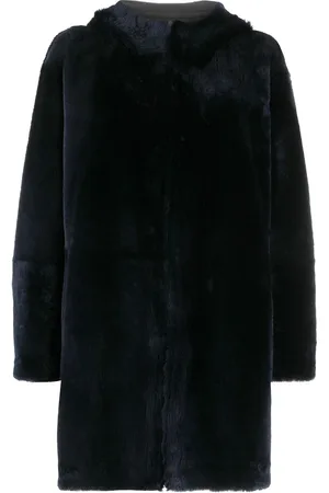 LISKA Reversible hooded coat