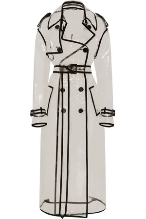 Dolce & Gabbana KIM DOLCE&GABBANA contrast-trim trench coat