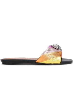 Kurt Geiger Kensington Flat quilted sandals