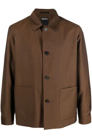 Ermenegildo Zegna Button-down fastening shirt jacket