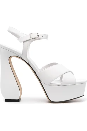 SI ROSSI Platform sculpted-heel sandals