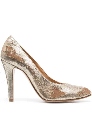 Maison Margiela 100mm lurex Mary-Jane pumps