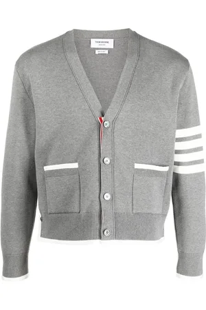 Thom Browne 4-Bar striped cardigan