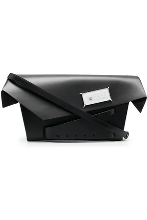 Maison Margiela Snatched leather clutch bag