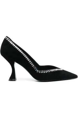 Stuart Weitzman 100mm crystal-embellished pumps