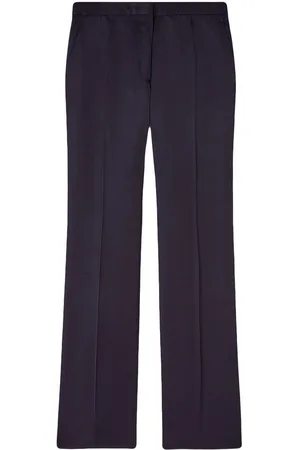 Jil Sander Pressed-crease high-waisted trousers