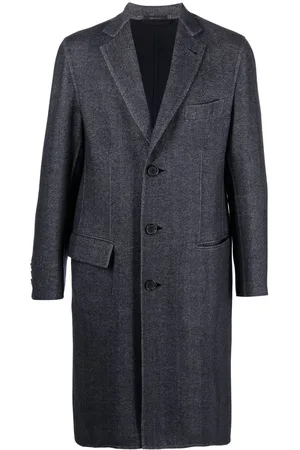 BRIONI Single-breasted wool coat