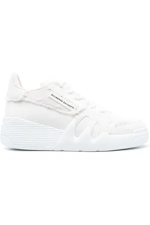 Giuseppe Zanotti Talon frayed-trim sneakers