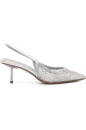 LE SILLA 70mm embellished slingback pumps
