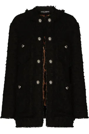 Dolce & Gabbana Rush-stitch single-breasted jacket