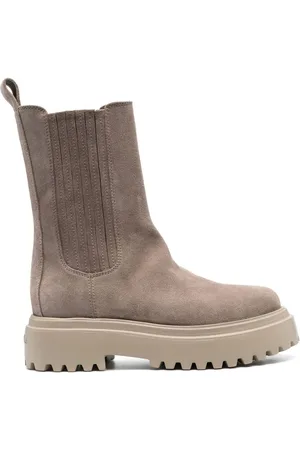 LE SILLA 55mm slip-on suede boots