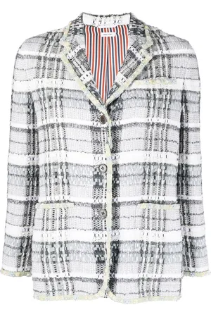Thom Browne Tweed single-breasted jacket