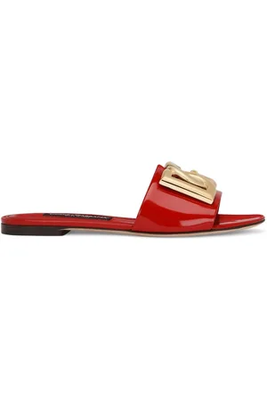 Dolce & Gabbana DG-logo leather sandals