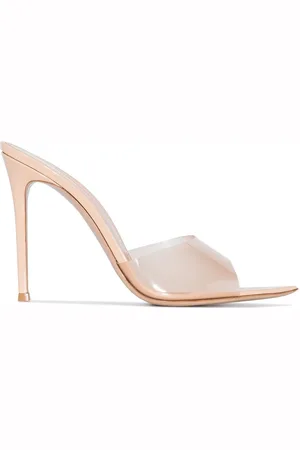 Gianvito Rossi Elle 105mm transparent-strap mules
