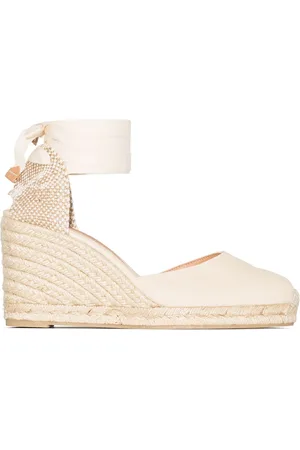 Castaner Carina 80 canvas wedge heels