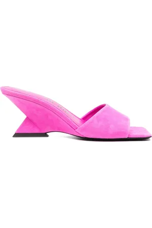 The Attico Cheope 75mm suede sandals