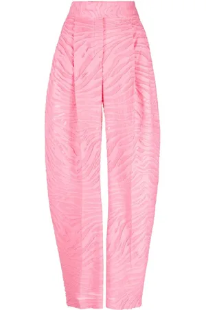 The Attico Gary zebra-pattern trousers