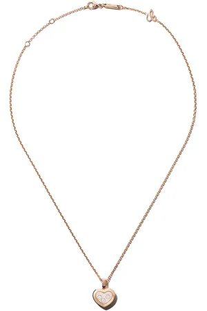 Chopard 18kt rose gold Happy Diamonds Icons pendant necklace