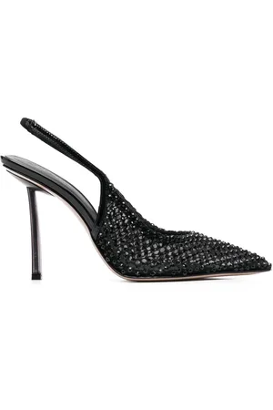 LE SILLA Gilda mesh-panel pumps