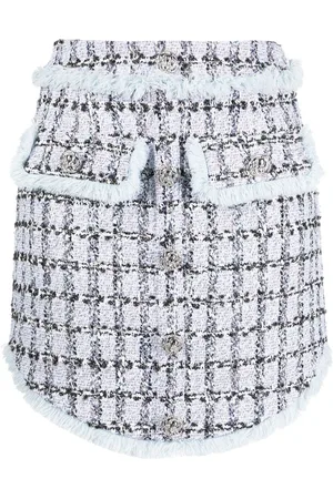 Philipp Plein Tweed mini skirt