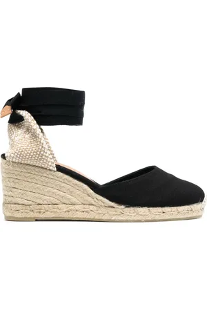 Castaner Carina lace-up wedge espadrilles