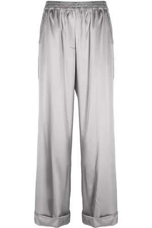 Dolce & Gabbana High-waist silk trousers