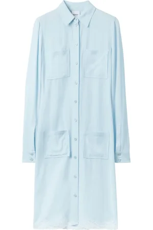 Burberry Lace-trim shirt dress