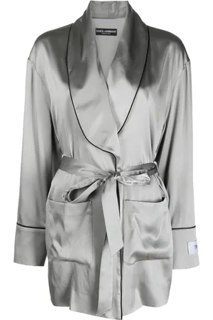 Dolce & Gabbana Belted satin jacket