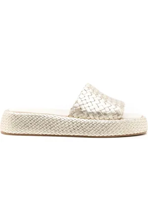 Sarah Chofakian Braided-detail flatform sandals