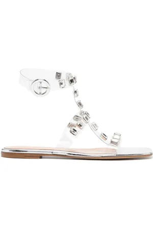 Gianvito Rossi Crystal-embellished sandals