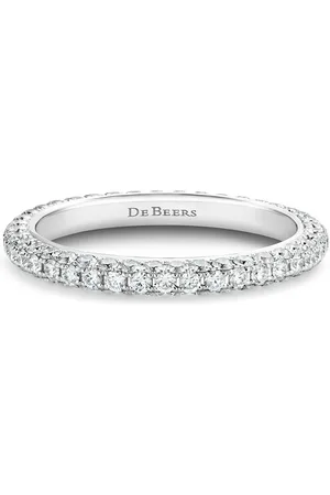 De Beers 18kt gold DB Darling eternity diamond band ring