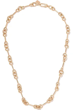 Lauren Rubinski 14kt yellow mixed-link necklace