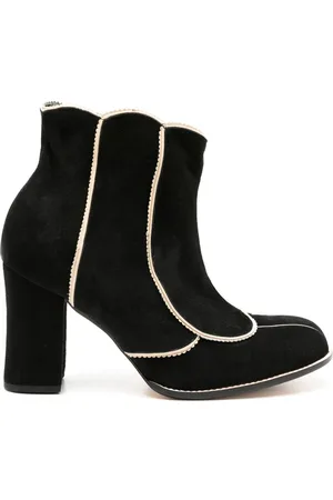 Sarah Chofakian Archie 90mm contrasting-trim boots
