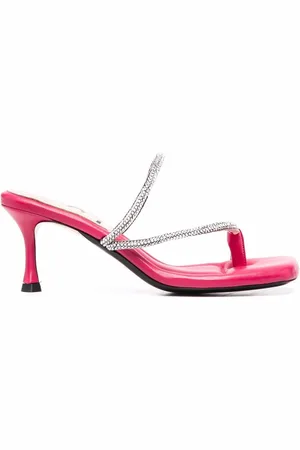 Nº21 Crystal-embellished strap sandals