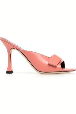 By Far Olivia square-toe leather sandals