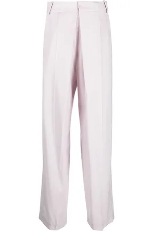 Low Classic Pleat-detail cotton tailored trousers